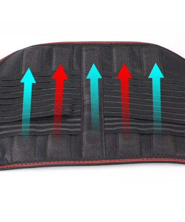 Thermal Lower Back Support - Adjustable Magnetic Lumbar Support with 5 Steel Plates Comfortable & Removable - Buy Online on GoSupps.com