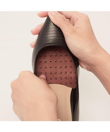 FLEXZENSE Anti-Sliding Closed Toe Pads - Supportive Cushioning, Reduce Foot Slip - 1 Pair (Saddle Brown) - Buy Online on GoSupps.com