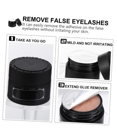 Beaupretty 3pcs Eyelash Remover Gel - Natural Makeup Cleansing Cream for Fake Lashes Extensions & Glue - Mild Formula - 1 Pack (Black - Buy Online on GoSupps.com