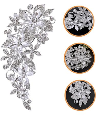 Angoily Side Comb Bridal Accessories Rhinestone Headbands Diamond Hair Accessories Pearl Headpiece Prom Headband Wedding Hair Clip Diamond Hair Clip Rhinestones Bride Rhinestone Hair up - Buy Online on GoSupps.com