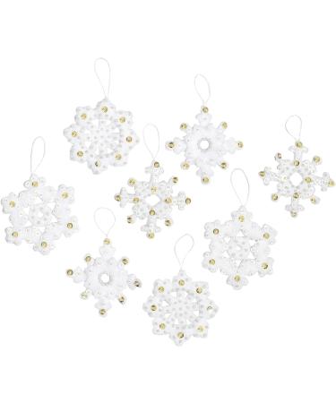 Bucilla Elegant Christmas Snowflakes Felt Applique Ornament Kit - 16 Pieces - Buy Online on GoSupps.com