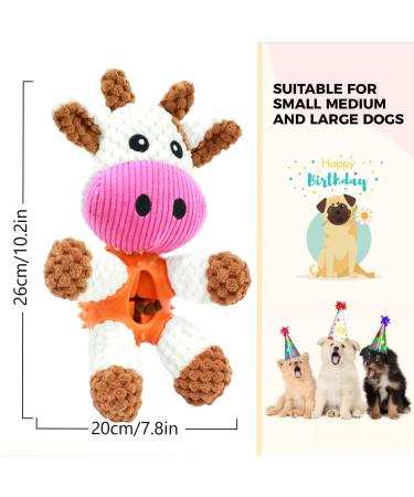 Aeitpet Dog Toys for Large & Small Dogs - Squeaky Plush & Crinkle Filled Cuddly Puppy Toy - Buy Online on GoSupps.com