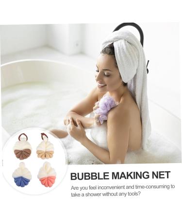 Buy Angoily 8 Pcs Bath Ball Set - Exfoliating Flower Shower Scrubber for Soft Skin | International Shipping Available - Buy Online on GoSupps.com