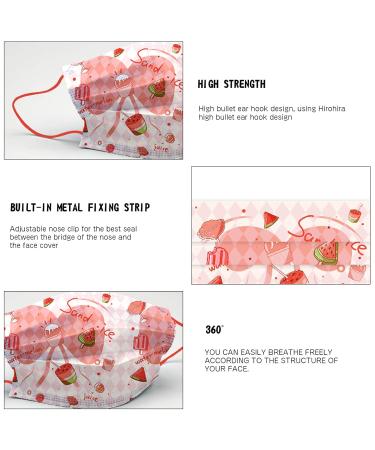 Purchase Hyegiir Colorful Disposable Face Masks for Daily Protection Against Air Pollution & Dust - Pack of 50 | International Shipping Available - Buy Online on GoSupps.com