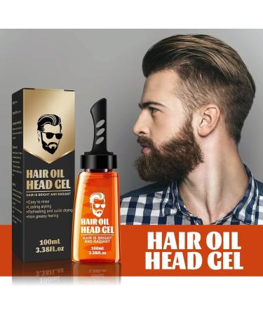 2 in 1 Hair Wax Gel With Comb Men Hair Setting Gel with Dip Comb Long Lasting Lightweight Hair Styling Gel for Men (1PC) - Buy Online on GoSupps.com