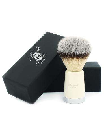 Premium Silver Tip Synthetic Hair Shaving Brush for Men | Luxurious Grooming Tool - Buy Online on GoSupps.com