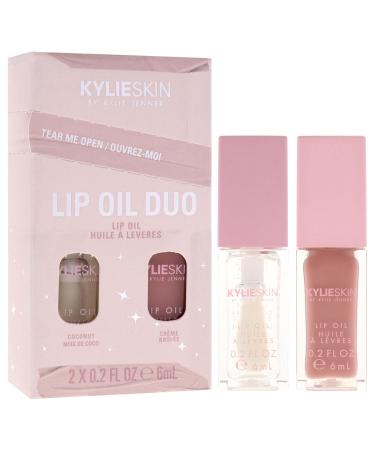 Kylie Jenner's Lip Oil Gift Set: Coconut & Crme Brlee by Kylie Cosmetics - Buy Online on GoSupps.com