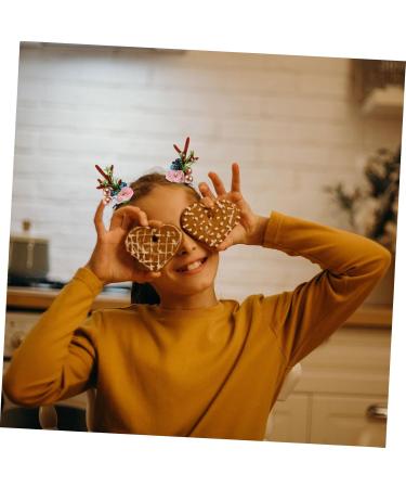 2 Pairs Flower Antler Hair Clip Christmas Antler Headband Christmas Antler Alligator Hairpins Antlers Hair Clips Xmas Barrettes for Girls Flower Barrettes Mori Cloth Filler Child - Buy Online on GoSupps.com