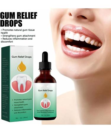 Gum Regrowth Drops | Natural Gum Restoration & Rejuvenation | Oral Care Mouthwash 30ml (2PCs) - Enhance Gum Health - Buy Online on GoSupps.com