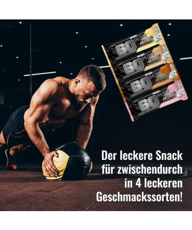 Weider 60% Protein Bar - High Protein Strawberry-Yoghurt BCAA & Glutamine for Muscle Building | 24x45g - Buy Online on GoSupps.com