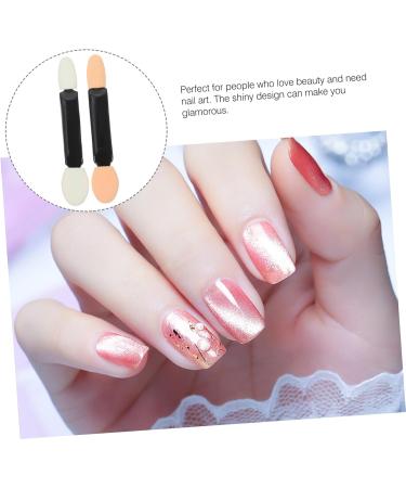 CRILSTYLEO 50pcs Nail Sponge Brush Manicure Art Tool Eye Shadow Nail Art Nail Modification Brush Practical Manicure Brush Manicure Supply DIY Powder Manicure Art Brush Eyeshadow - Buy Online on GoSupps.com