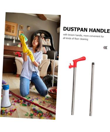 Buy Ipetboom Stainless Steel Dustpan Handle - Durable Sweeping & Mop Accessory Extension Pole for Easy Cleaning - Buy Online on GoSupps.com
