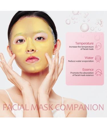 Beaupretty Reusable Silicone Face Mask 3-Piece Moisturising Face Mask Cover Reusable Anti-Wrinkle Silicone Face Mask Holder for Leaf Masks - Buy Online on GoSupps.com