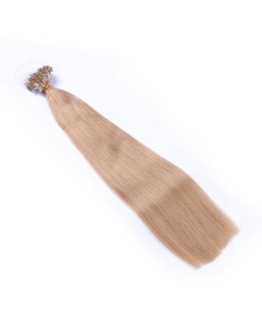 Micro Ring/Loop Hair Extensions #20 Ashblond 60cm - 200 Strands 100% Remy Real Hair - Easy Use Professional Quality - Buy Online on GoSupps.com
