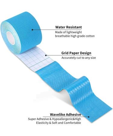 Kinesiology Tape for Injury Recovery | Breathable Athletic Sports Tape for Muscle & Joint Support - Buy Online on GoSupps.com