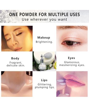 Ganbaro Glitter Powder Spray Highlighter | Loose Body Glitter & Sparkle Makeup for Hair, Face & Body - Buy Online on GoSupps.com