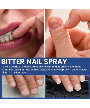 Stop Nail Biting Spray with Bitter Polish for Kids Adults Helps Correct Nail Biting Behavior Nail Care Safe & Natural Plant Extract (2pc) - Buy Online on GoSupps.com