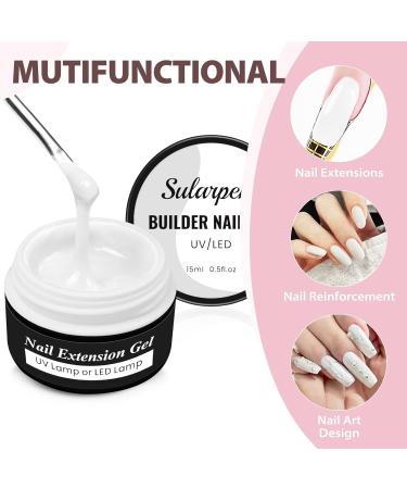  sularpek Sularpek 15ml Gel Nail Builder No HEMA & Natural TPO Free Monophase Gel for Nail Reconstruction and Stretching - Buy Online on GoSupps.com