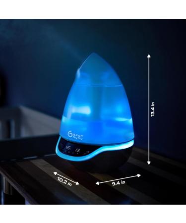 Babymoov Hygro Plus Cool Mist Humidifier - 3-in-1 Humidity Control Night Light & Essential Oil Diffuser | International Shipping Available - Buy Online on GoSupps.com