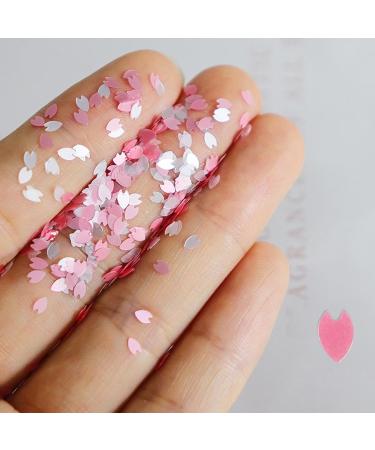 Shakven 3D Nail Charm 6-Colors Flower Sequin Spring Nail Charm Manicure | 3D Cherry Blossoms Petals Flower Sequin for Women Nail Decoration - Buy Online on GoSupps.com