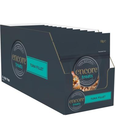 Encore 100% Natural Tuna Fillet Cat Treats Freeze-Dried Cereal Free Healthy Snacks for Rewards and Training - Pack of 12 Po - Buy Online on GoSupps.com