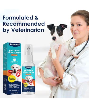Feulover Bitter Apple Spray for Dogs Stop Chewing, Licking, and Biting No Chew Spray for Furniture Protection Behavior Correction for Dogs & Cats - Buy Online on GoSupps.com