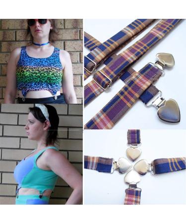 Sutoyuen 1 Metal Heart Suspender Clips - 20pcs Silver Pacifier Clips for DIY Craft Dummy Pacifier Holders - Buy Online on GoSupps.com