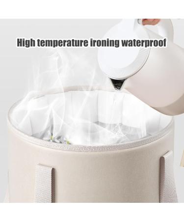 Collapsible Foot Bath with Zippered Lid Portable Foot Soaking Bucket Heat Retaining Non-slip Foot Bath Tub for Home Outdoor Champagne Foot Bath Bucket - Buy Online on GoSupps.com