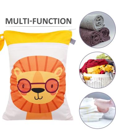 Seaur Naspasche Kita Kindergarten Waterproof Dry Wet Bag - Large Reusable Diaper Organizer for Travel Sport & Pool - 30x40cm - Buy Online on GoSupps.com