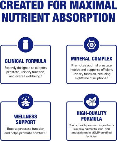 Prostana Prostate Health Supplement for Men - Clinical Formula Herbal Complex with Beta Sitosterol Saw Palmetto and Pumpkin Seed Oil for Prostate Support - Non-GMO & Made in The USA - 1 Month Supply - Buy Online on GoSupps.com