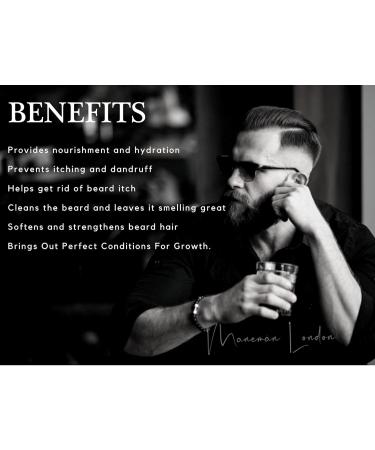Maneman London Beard Oil | Unscented | Moisturizes & Cares for Beard | Natural & Organic | Argan Jojoba & Aloe Vera Oil Vitamin E | Gift for Men (30mL) (Unscented Oil) - Buy Online on GoSupps.com