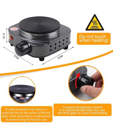 Candle Making Kit with Electronic Hot Plate - Includes Melting Pot, Soy Wax, Wicks, Stickers, and Tools - Buy Online on GoSupps.com