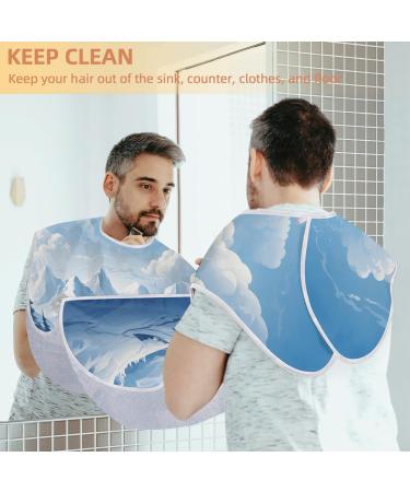Buy Landscape Glacier Beard Bib Apron | Best Beard Hair Catcher for Men | Perfect Father's Day & Christmas Gifts for Dad or Husband - Buy Online on GoSupps.com