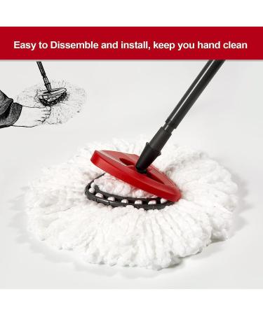 3 Pack Spin Mop Replacement Heads Compatible with O Cedar 1-Tank System - Easy to Replace, Microfiber, Machine Washable - Buy Online on GoSupps.com