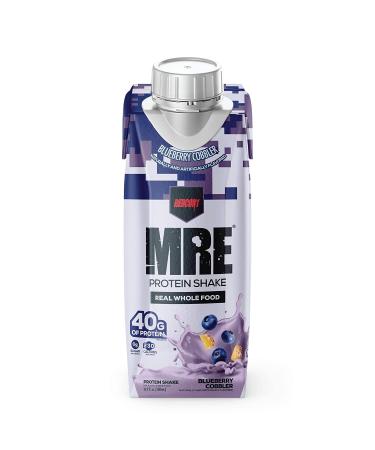 Redcon1 MRE Ready to Drink Protein Shake Blue Berry Cobbler 16.9 Fl Oz (Case of 12) - Pack of 12 - Buy Online on GoSupps.com
