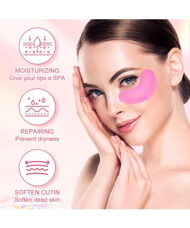 30 Pads Lip & Eye Masks | Crystal Collagen Skincare for Puffy Eyes & Dark Circles | Moisturizing Anti-Aging Treatment - Buy Online on GoSupps.com