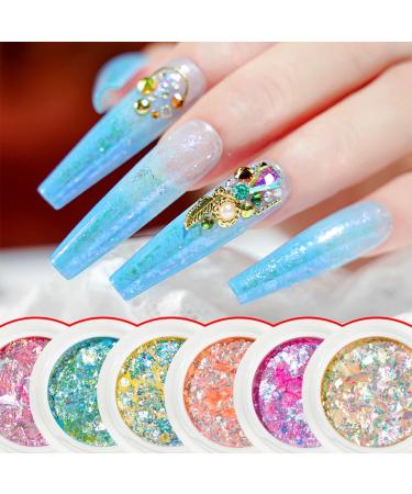 Powder Nail Dip Remover compatible with Machines Nail Powder Fairy Color High Light Dream Cloud Brocade Piece Magic Mirror Powder Nail Sequins Manicure Lavender Dipping Powder Kit (D One Size) One Size D - Buy Online on GoSupps.com