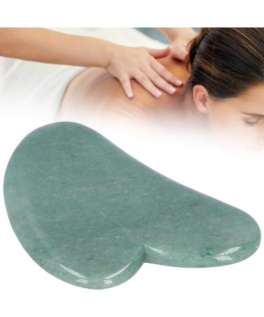 Verdant Touch Health Care Scraping Plate - Heart-Shaped Gua Sha Massage Tool for Face Shoulder Leg Belly & Back - Aventurine Spa Device - Buy Online on GoSupps.com