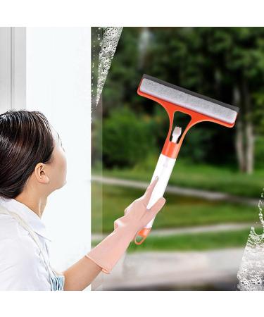 Window Squeegee - 32cm Effective Window Cleaning Squeegee | Cleaner Tool Bathroom Window Scrubber with Water Spray | Mirrors Wiper Shower Door Squeegee Cleaner for Dining Tables Mirrors - Buy Online on GoSupps.com