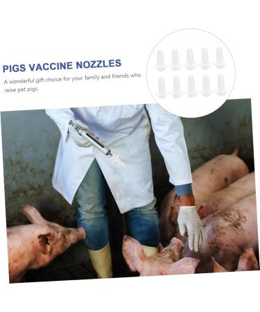 Milisten 20 Pcs Plastic Animals Livestock Sprayer Plastic Injection Heads 4x2.5cmx2pcs Whitex2pcs - Buy Online on GoSupps.com