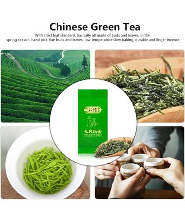Natudeco 150g Chinese Green Tea Maojian Tea Famous Herbal Cha Green Tea with Gift Box for Party Afternoon Spring Summer - Buy Online on GoSupps.com