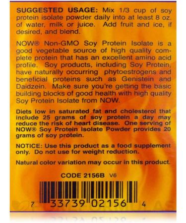 Soy Protein Isolate Powder 1.2 lbs (544g) - High-Quality Plant-Based Protein Supplement - Buy Online on GoSupps.com