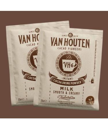 V. HOUTEN | 20 Individual Pods of Milk Chocolate VH6 | Individual Sticks 23g of Milk Powder for Gourmet Breaks - Buy Online on GoSupps.com