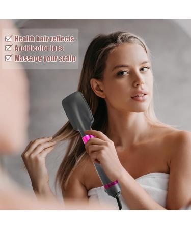VOCOSTE 5 in 1 Hot Air Brush - Hair Dryer Curler & Straightener Comb Set with Heat Protective Glove - International Shipping Available - Buy Online on GoSupps.com