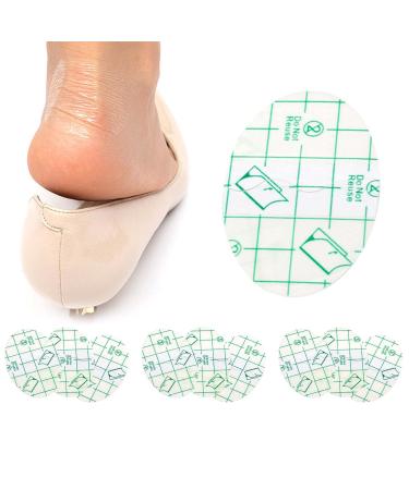 RMISODO 100 Pieces Invisible Heel Protector Sticker  Oval Shaped Sole Patch  Transparent Heel Guard Skin  Anti-Friction Heel Protection Pad Stickers  Disposable Shoe Heel Insoles  Foot Care Tools Transparent/100 Pieces