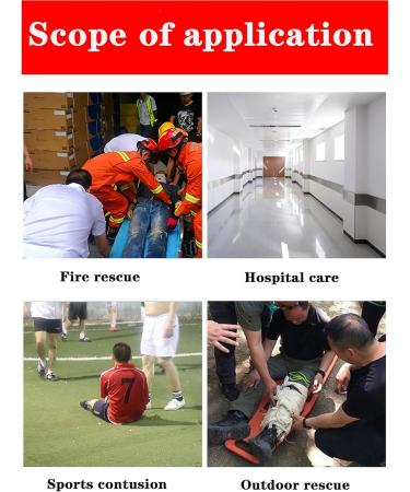 Separable Emergency Rescue Stretcher Aluminum Alloy Foldable Stair Stretcher Ambulance Firefighter Evacuation Lift Stair Chair - Buy Online on GoSupps.com