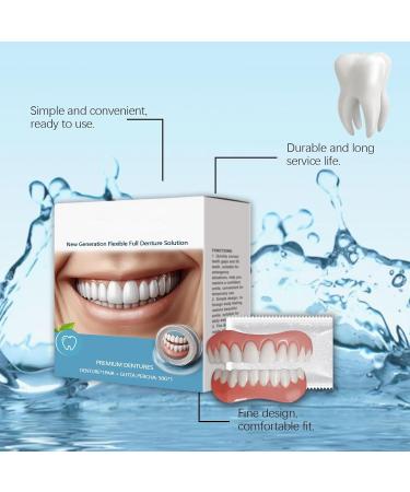 Denture Set Daily Improvement of Smile Beauty Denture Lining Kit for Men and Women(2pcs) - Buy Online on GoSupps.com