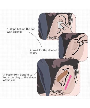 Invisible Elf Ear Support Stickers - Set of 10 | V-Face Makeup Patches for Easy Ear Lobe Correction - Buy Online on GoSupps.com