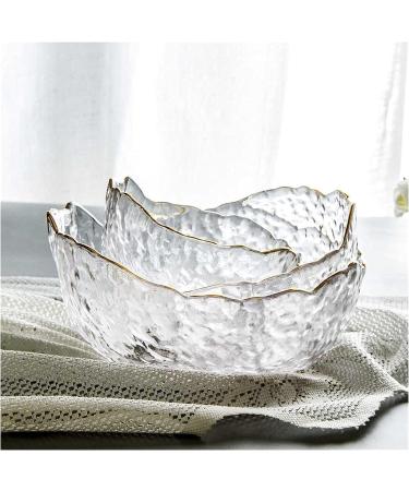 Fruit Bowl Salad Bowl Glass Bowls Creative Irregular Glass Bowl Fruit Ice Cream Salad Bowl Tableware Soup Noodle Rice Bowls Kitchen Decoration Candy Bowls (Color : S) (Color : L) (Color : Small) - Buy Online on GoSupps.com