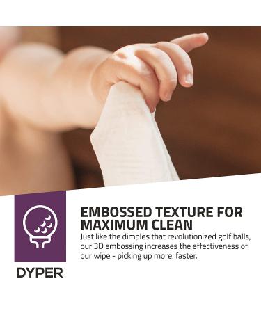 DYPER Bamboo Baby Wet Wipes - Unscented, Natural, Hypoallergenic | Gentle on Sensitive Newborn Skin | Plant-Based, 99% Water | 1080 Count (18 Packs) - Buy Online on GoSupps.com